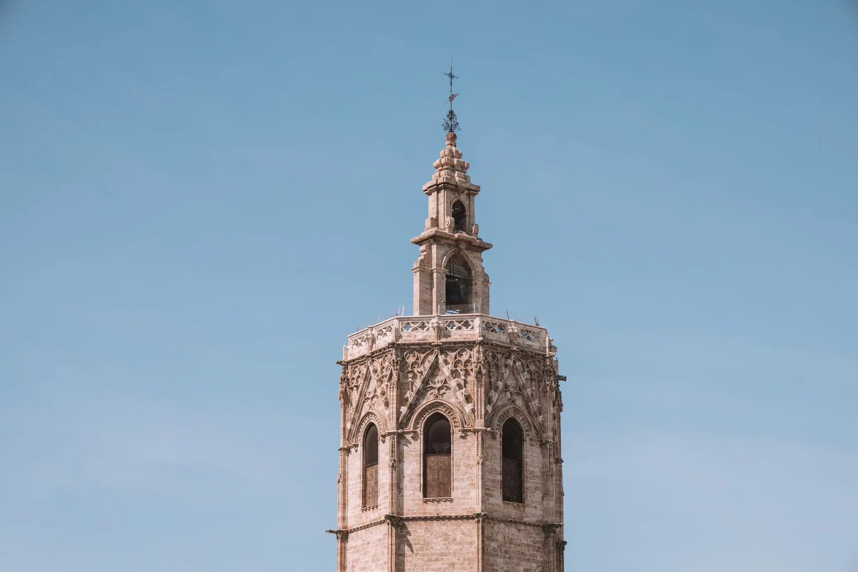 The Miguelete, the cathedral bell tower, one of the guided visits