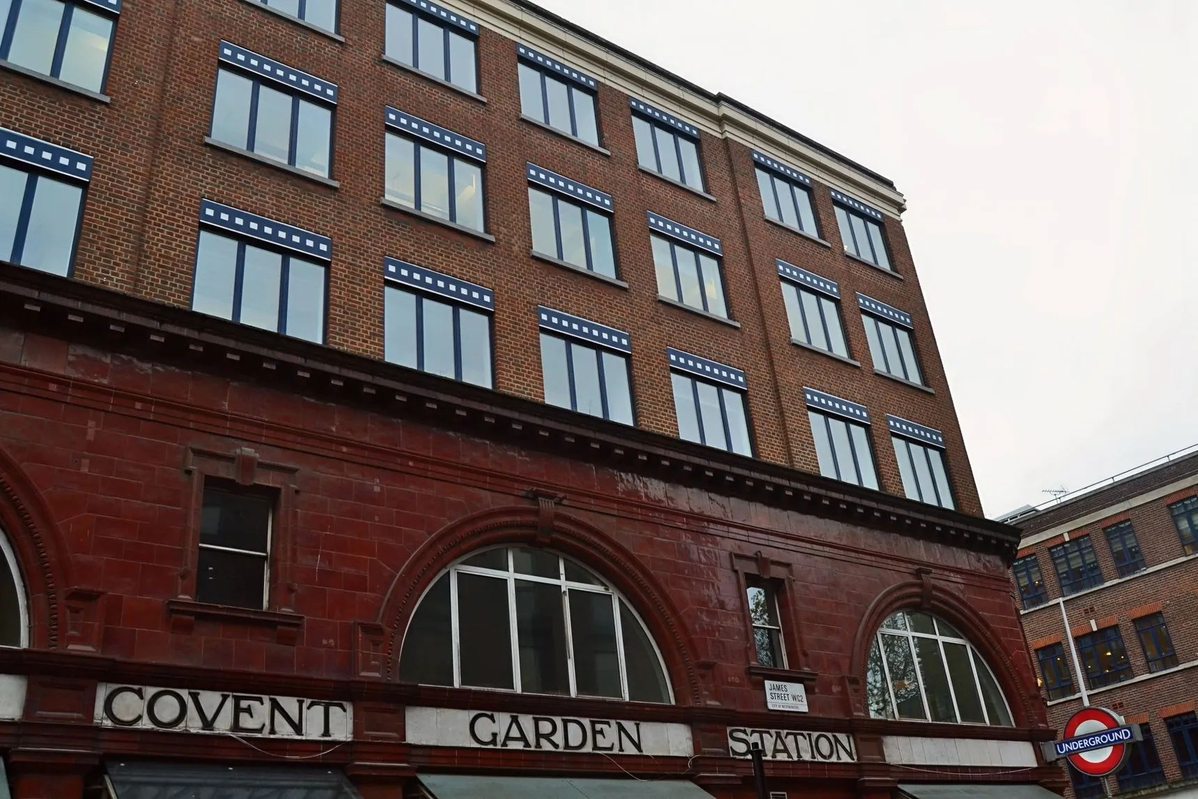 Covent Garden Underground station, on James Street