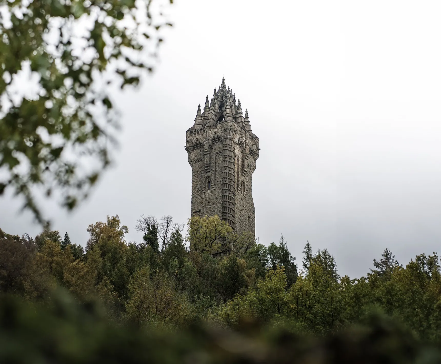 The Wallace Monument in Stirling, one of the excursion destinations